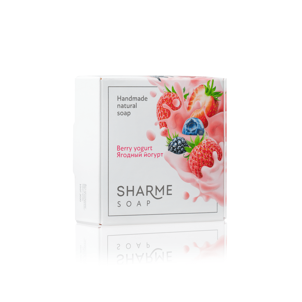 Мыло SHARME SOAP Ягодный йогурт/Berry yogurt по цене 390 руб. - купить в  Санкт-Петербурге ☛ Доставка ☆ Интернет-магазин «EcoGreenDom»